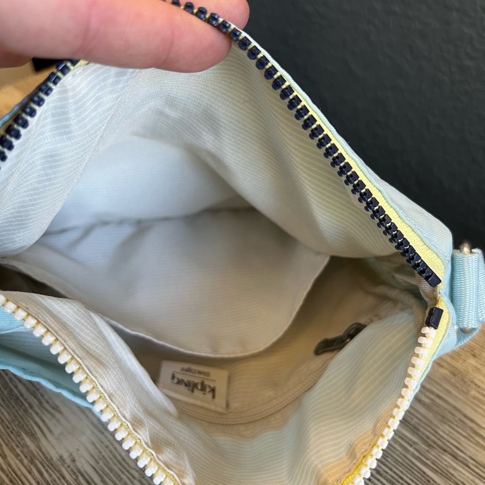 Kipling Sebastian Sky Blue Crossbody Bag - Picture 10 of 12